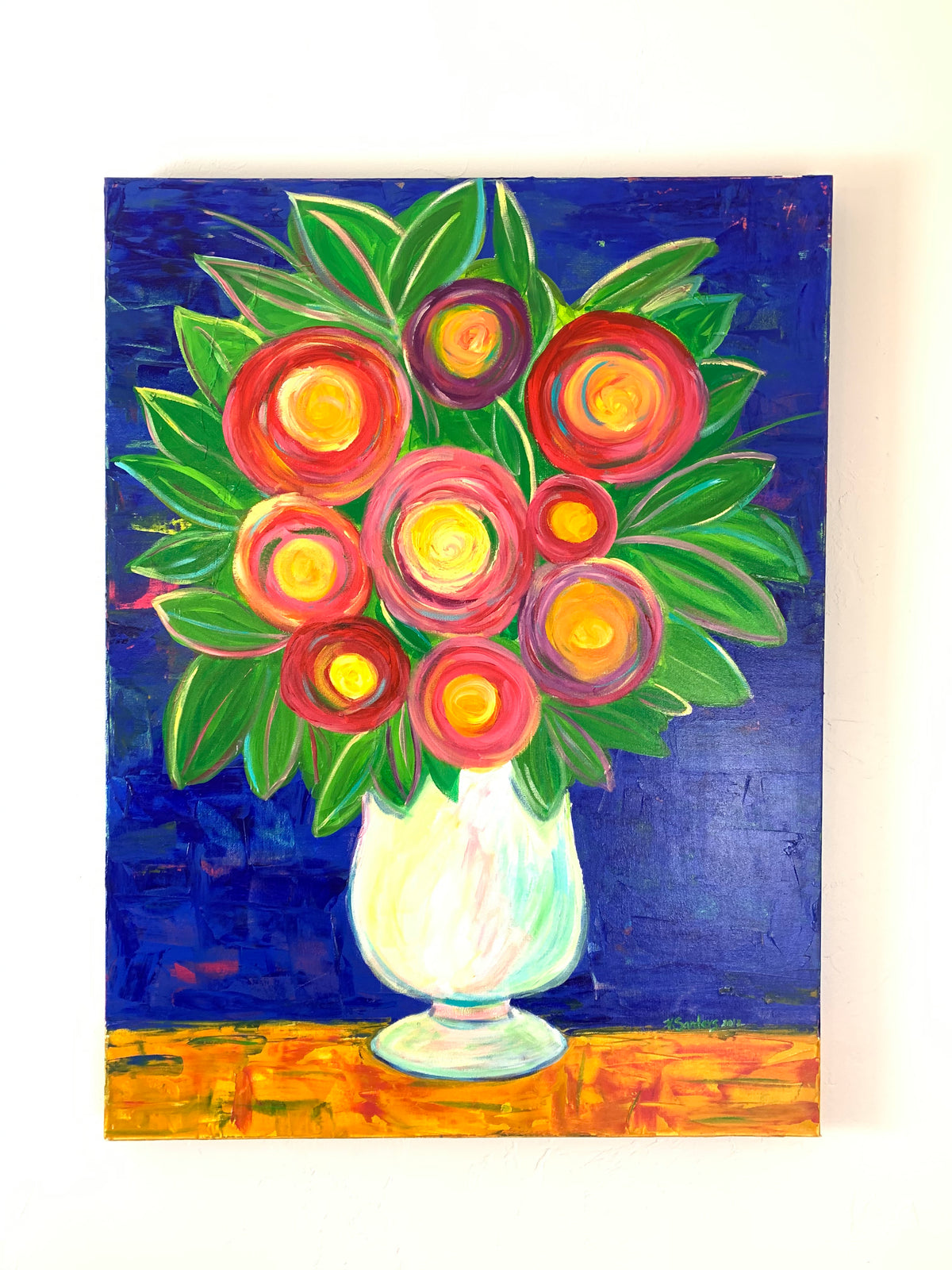 Rhapsody in Blue Painting