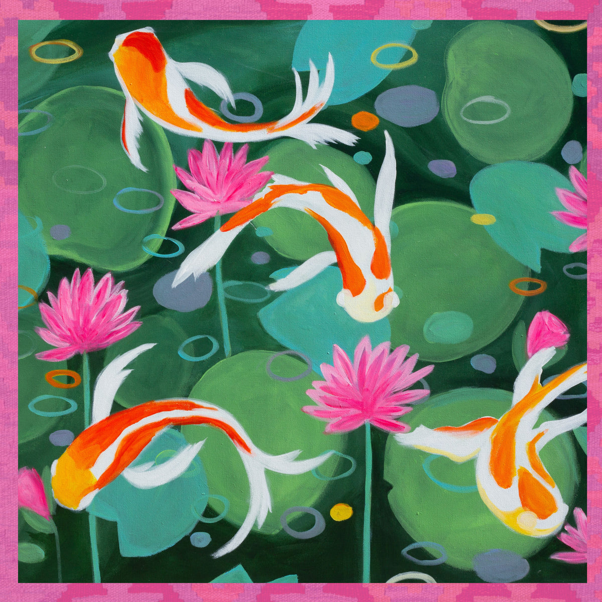 MahJong Table Cloths by Katherine Sanders