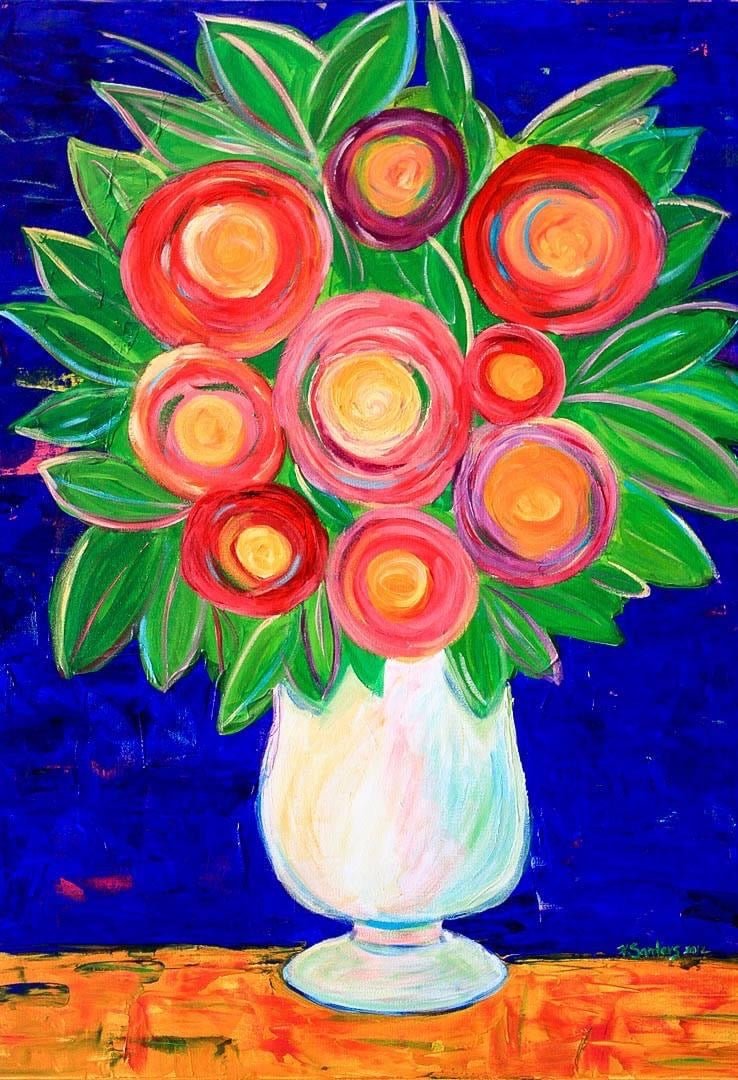 Rhapsody in Blue Painting