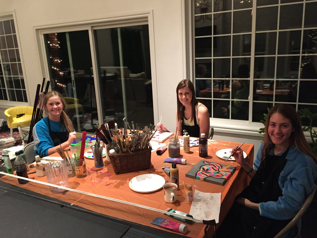 Paper Marbling Class for 5 Guests you set the date