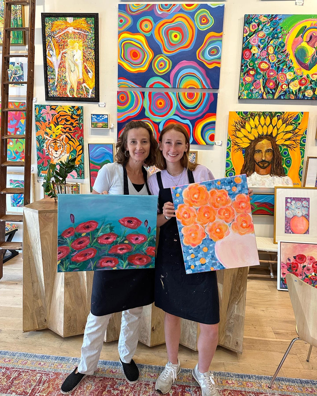 Abstract Bloom class for 5 Friends You Pick the Date