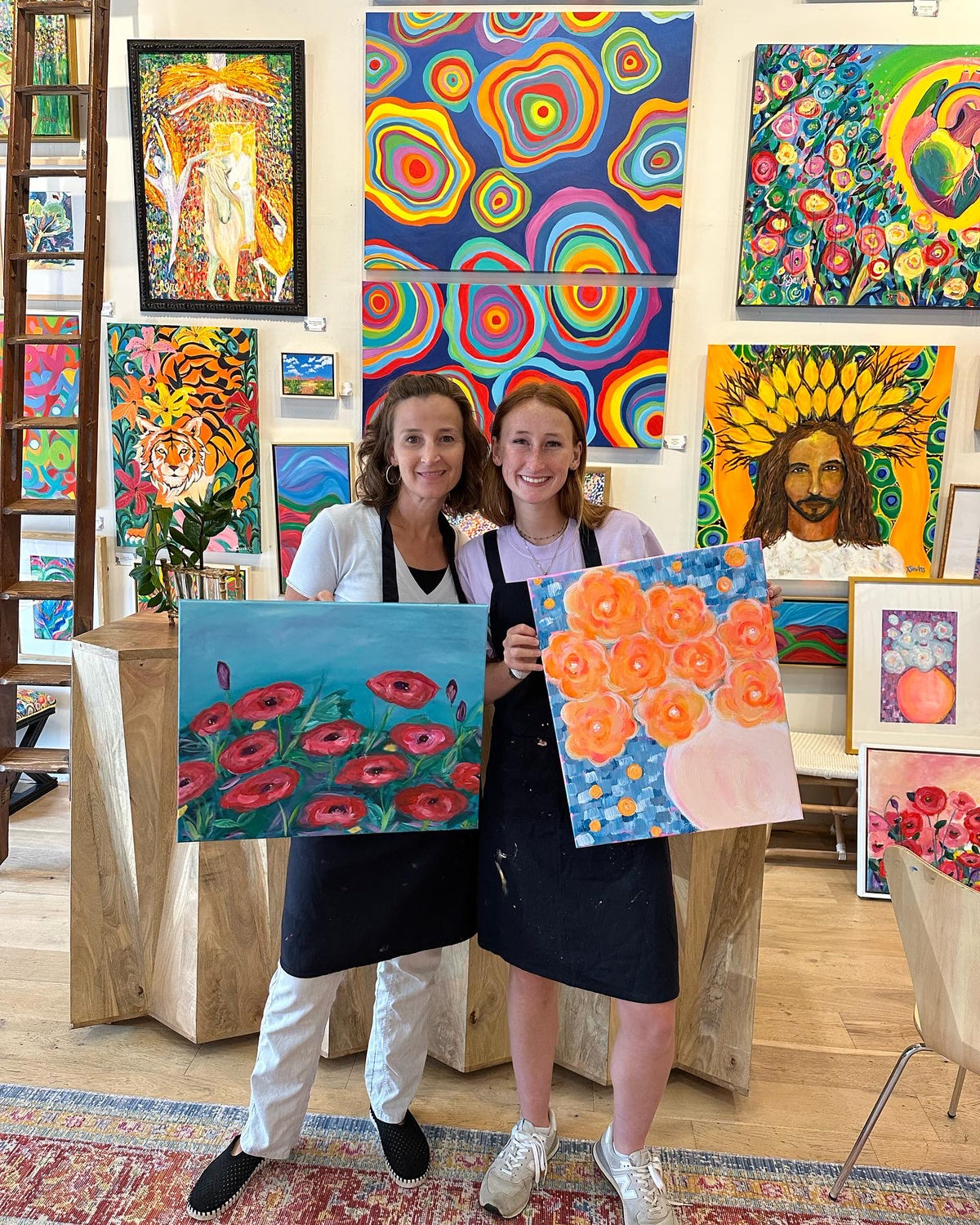 Abstract Bloom class for 5 Friends You Pick the Date