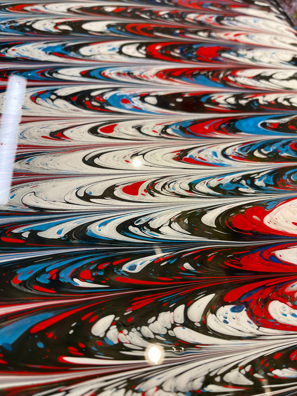 Paper Marbling Class for 5 Guests you set the date