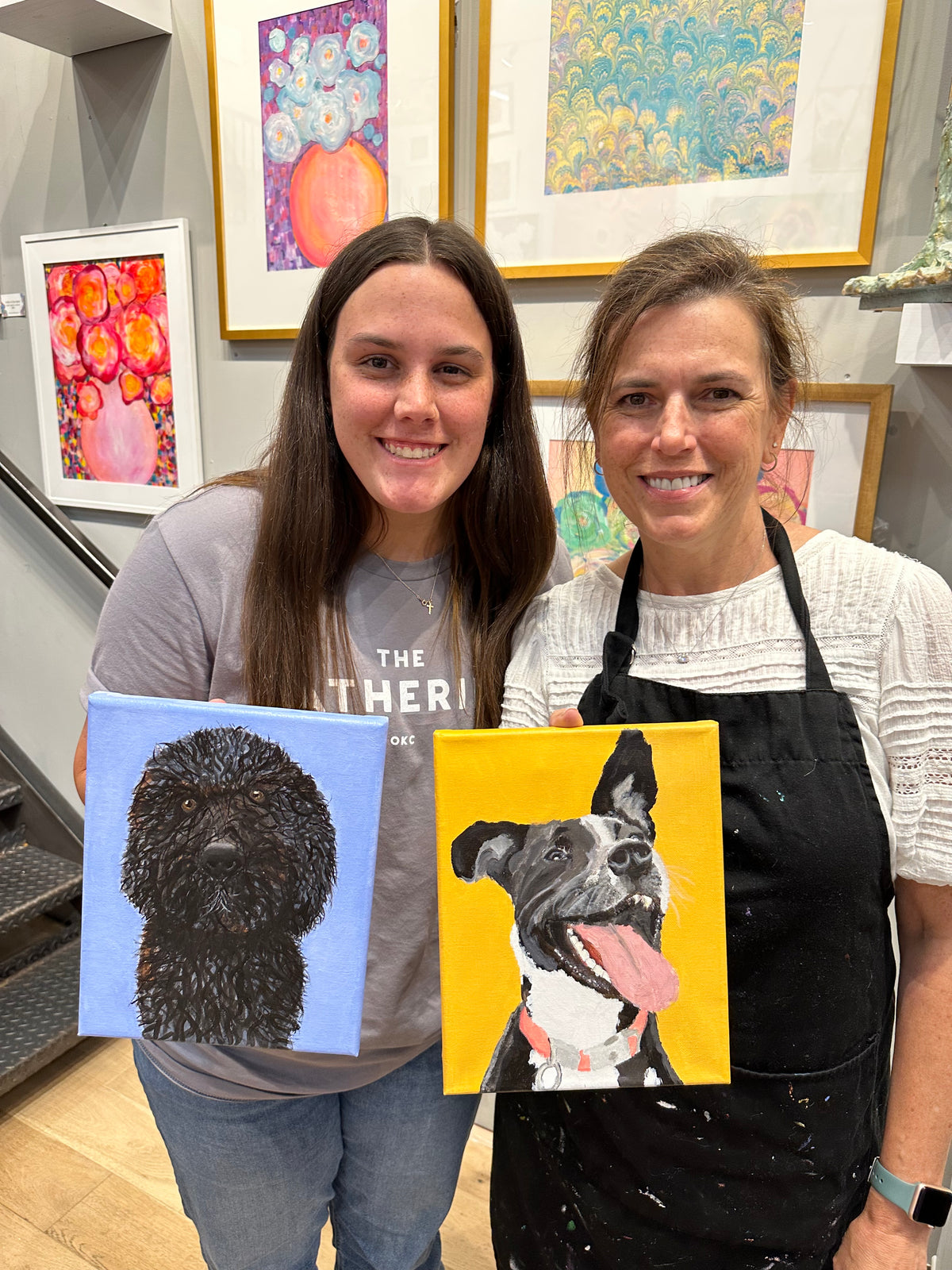 Paint Your Pet Class for 5 Guests, you set the date