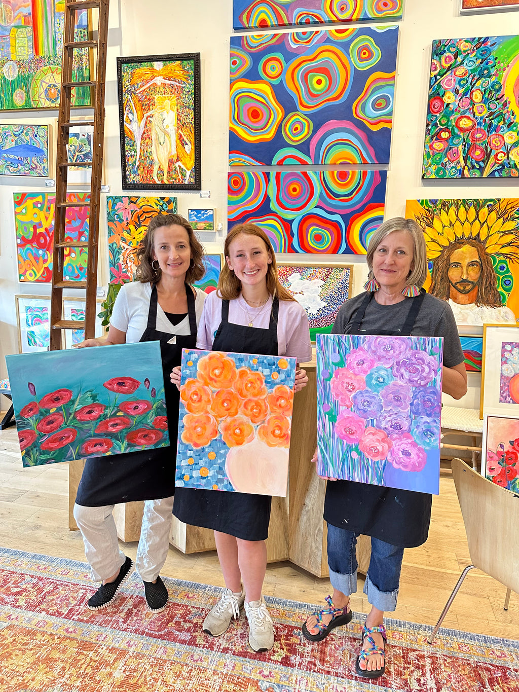 Abstract Bloom class for 5 Friends You Pick the Date
