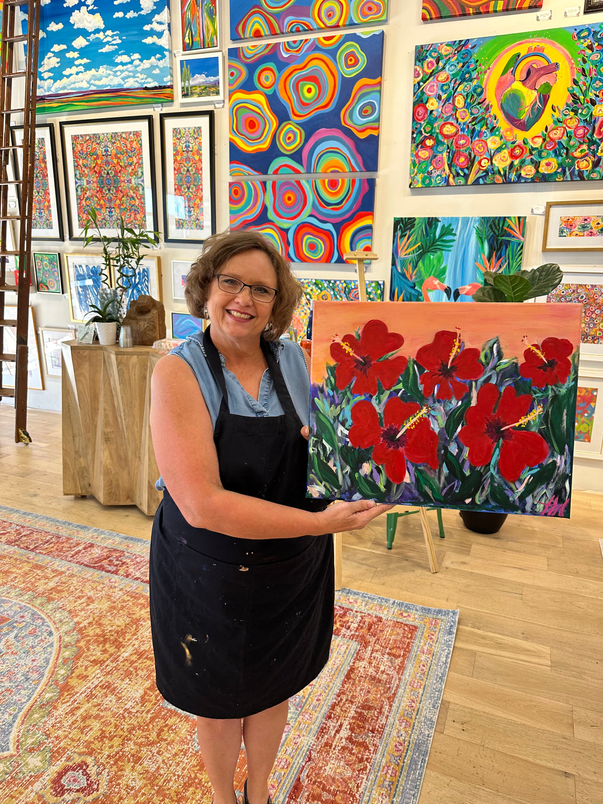 Abstract Bloom class for 5 Friends You Pick the Date