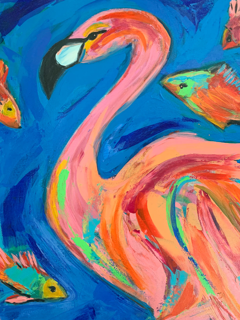 Flamingo Original and Prints