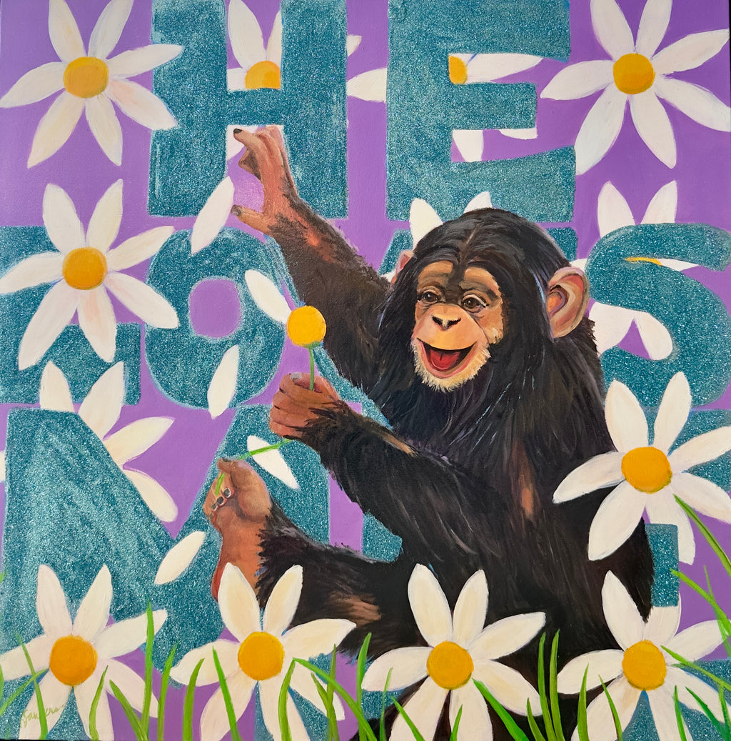 He Loves Me Original Painting