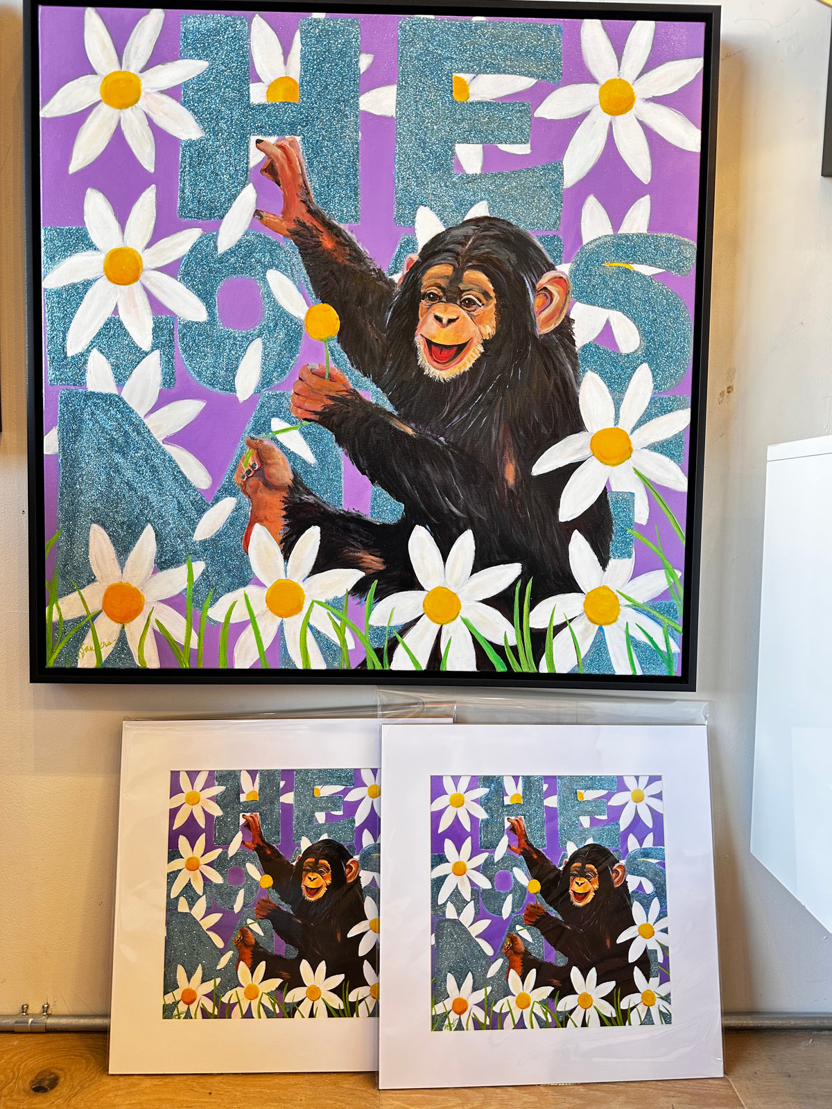 He Loves Me Original Painting
