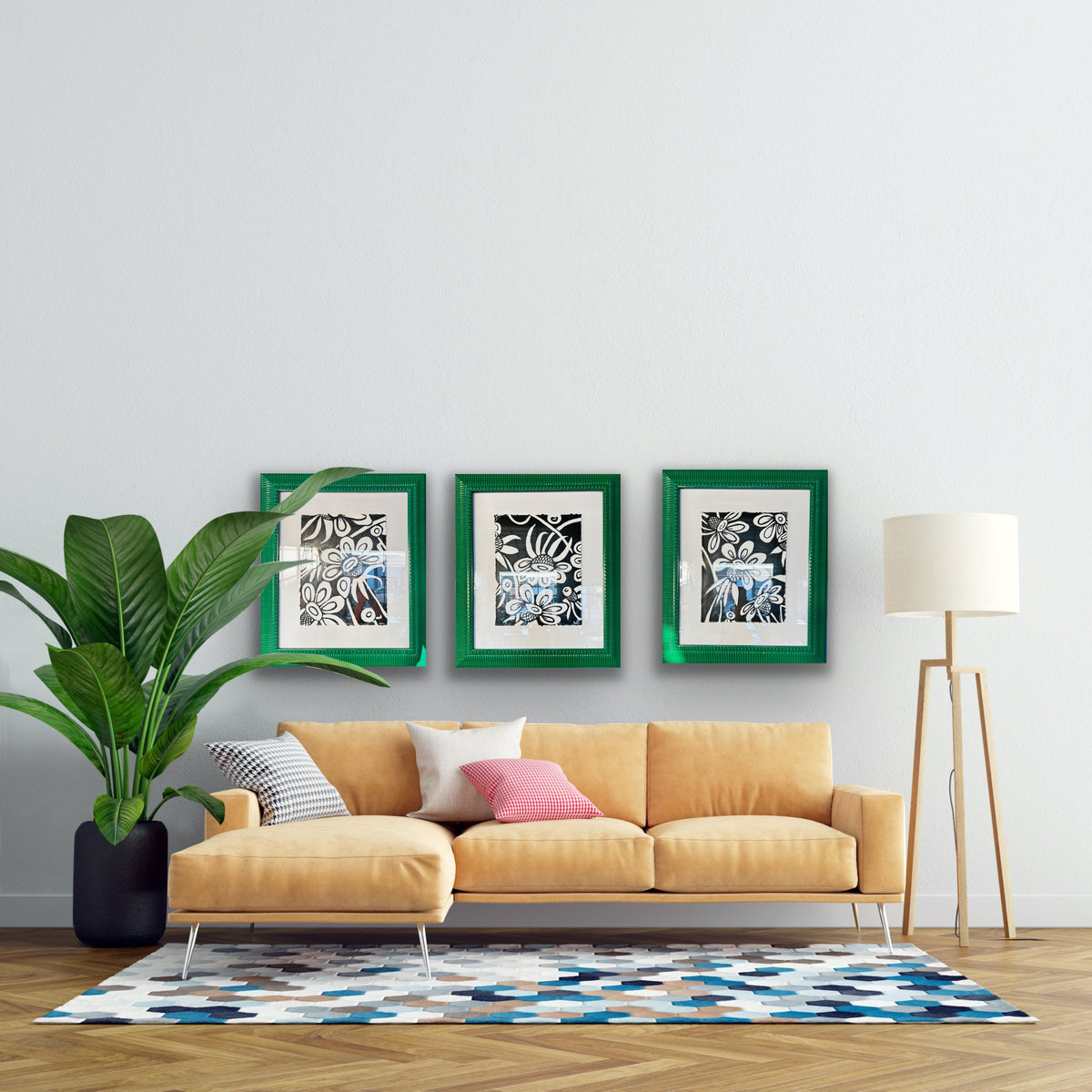 Fancy Free Trio Original Paintings