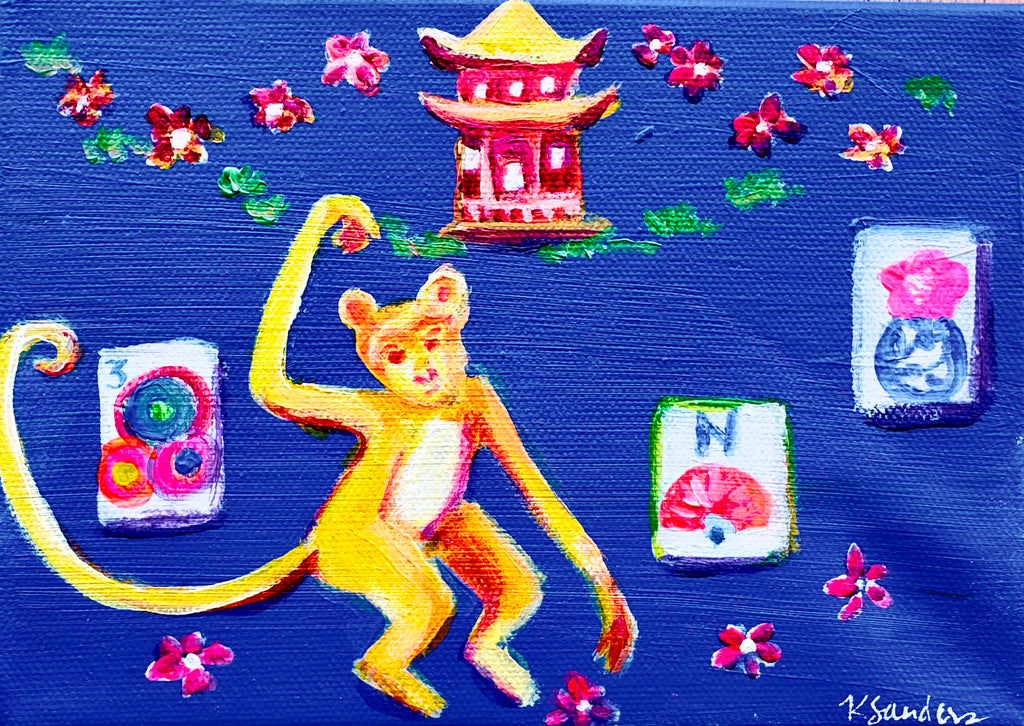 Pagoda North Painting and Prints