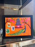 Pagoda East Painting and Prints