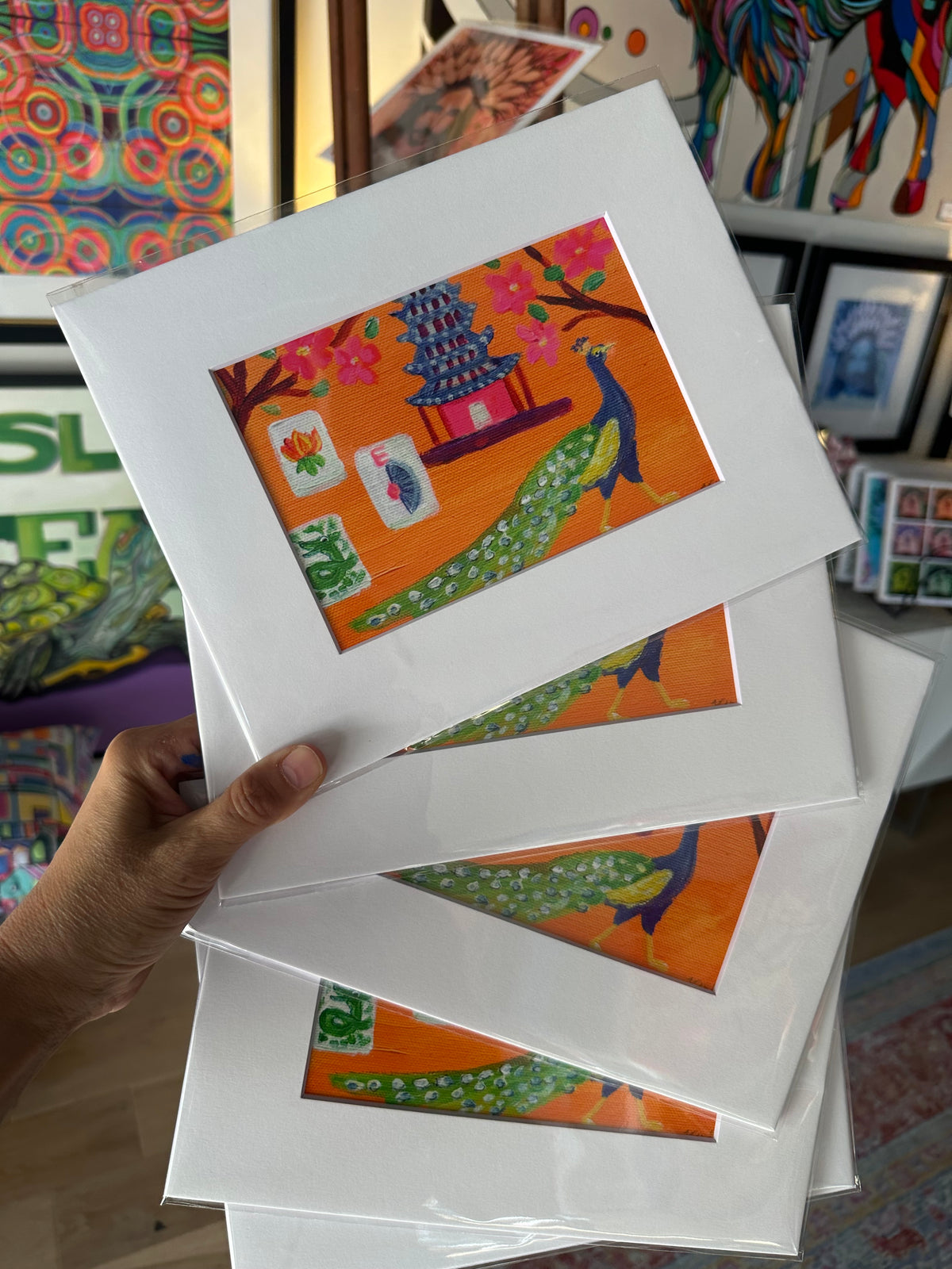 Pagoda East Painting and Prints