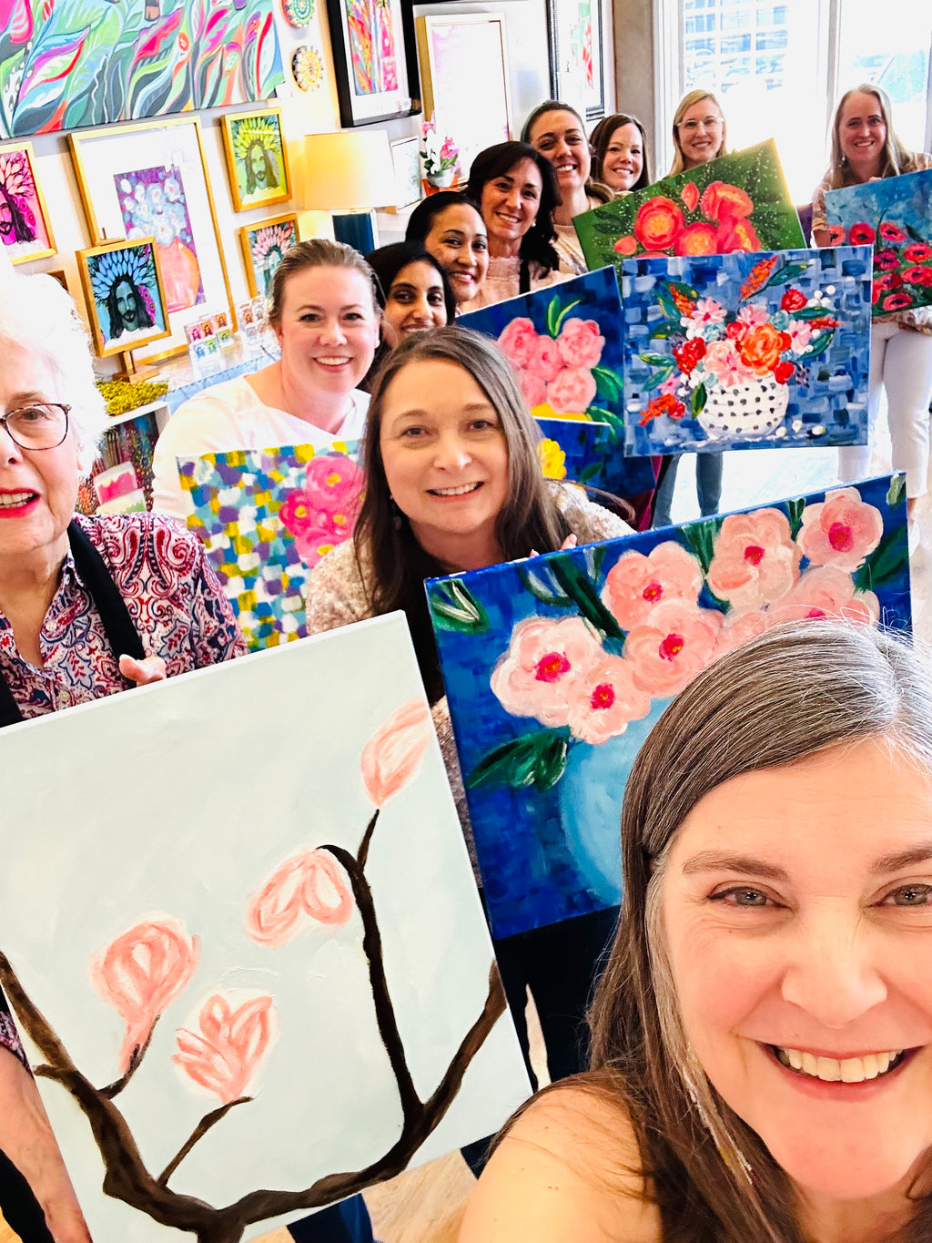 Abstract Bloom class for 5 Friends You Pick the Date