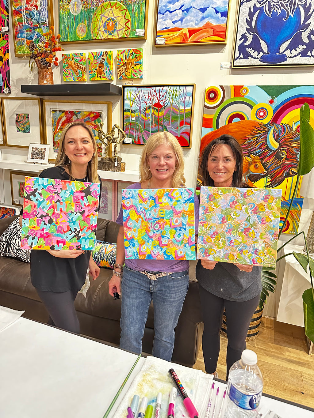 Abstract Bloom class for 5 Friends You Pick the Date