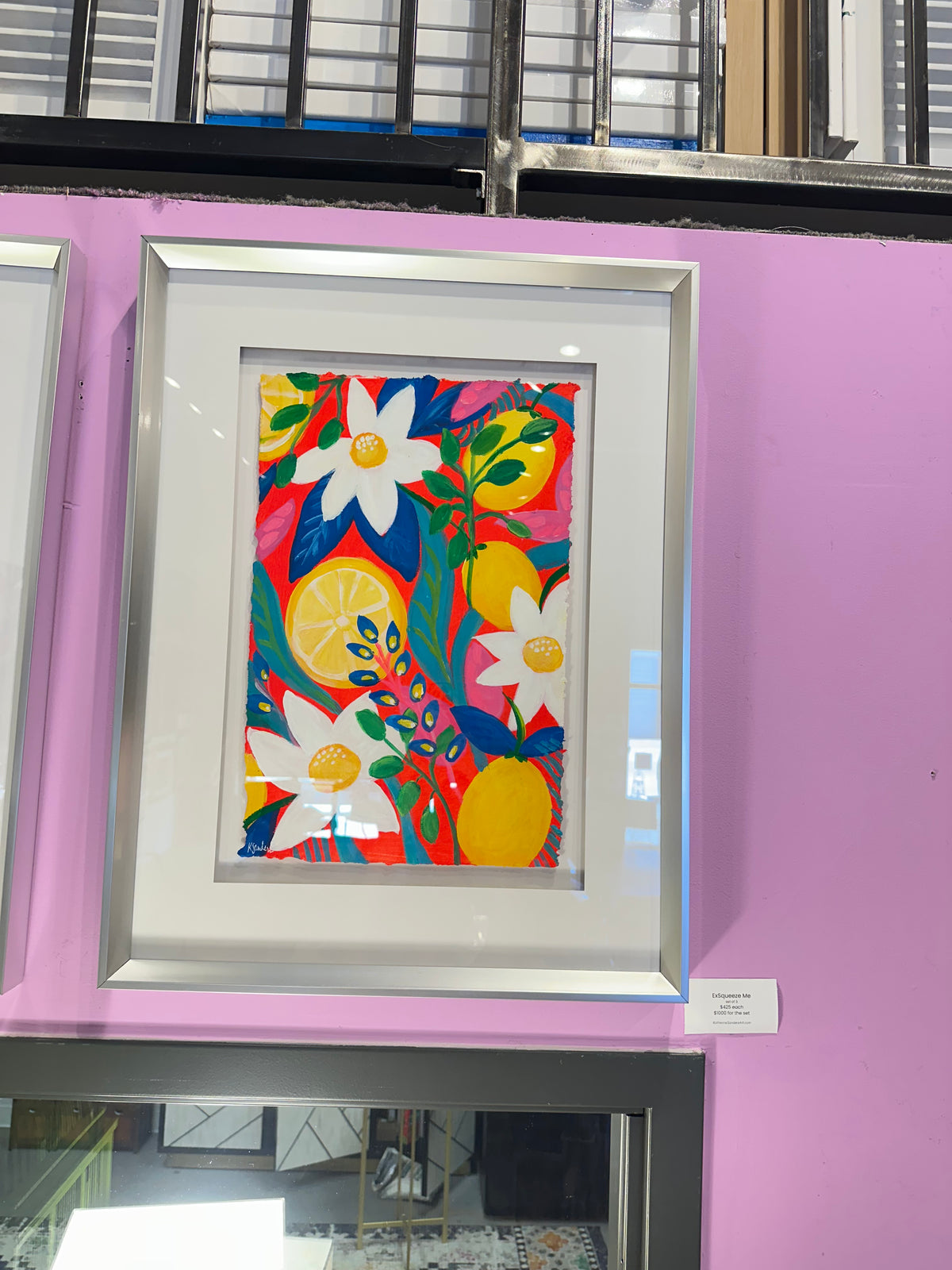 Ex-Squeeze Me Trio Paintings