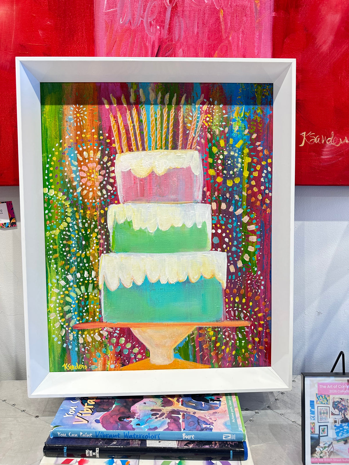 Let's Celebrate – Original Cake Painting & Prints