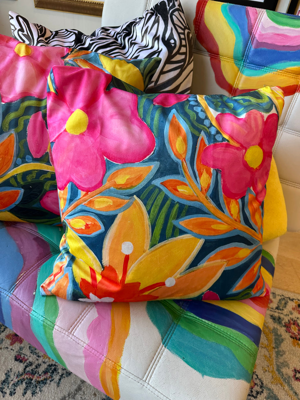 Sun Shiny Day Pillow by Katherine Sanders