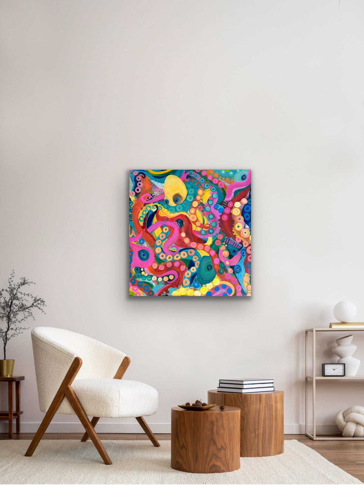 Tangled – Original Octopus Acrylic Painting & Fine Art Prints | Katherine Sanders Art
