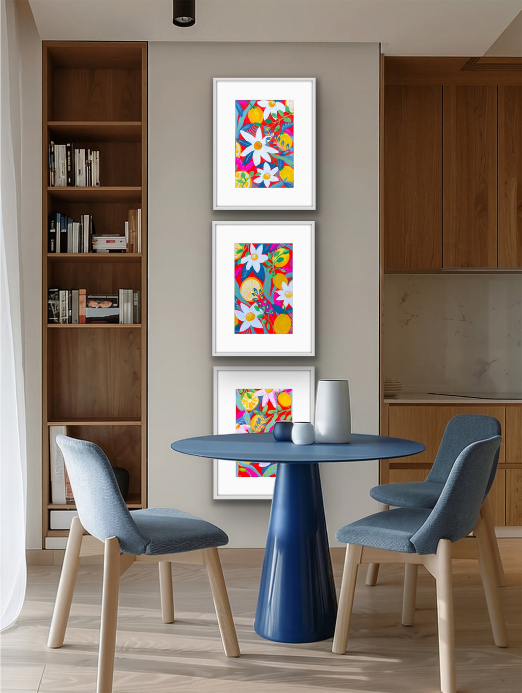 Ex-Squeeze Me Trio Paintings