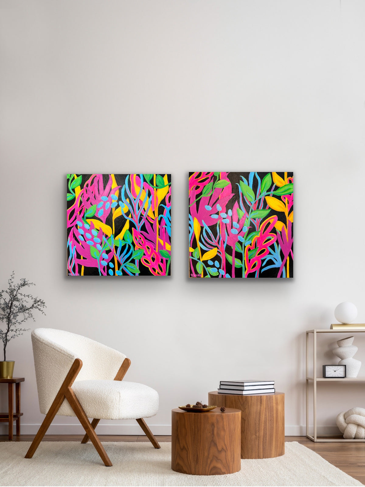 Spring Fling Duo – Original Paintings