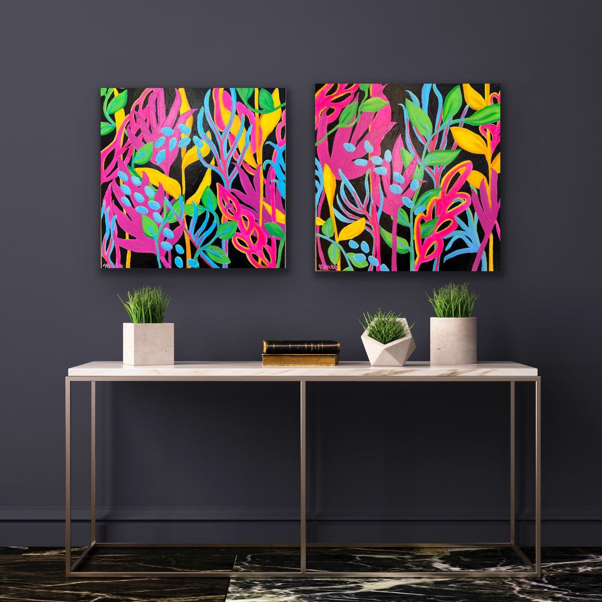 Spring Fling Duo – Original Paintings