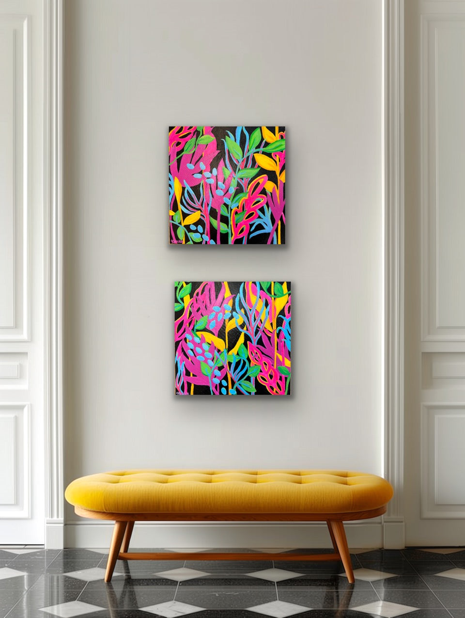 Spring Fling Duo – Original Paintings