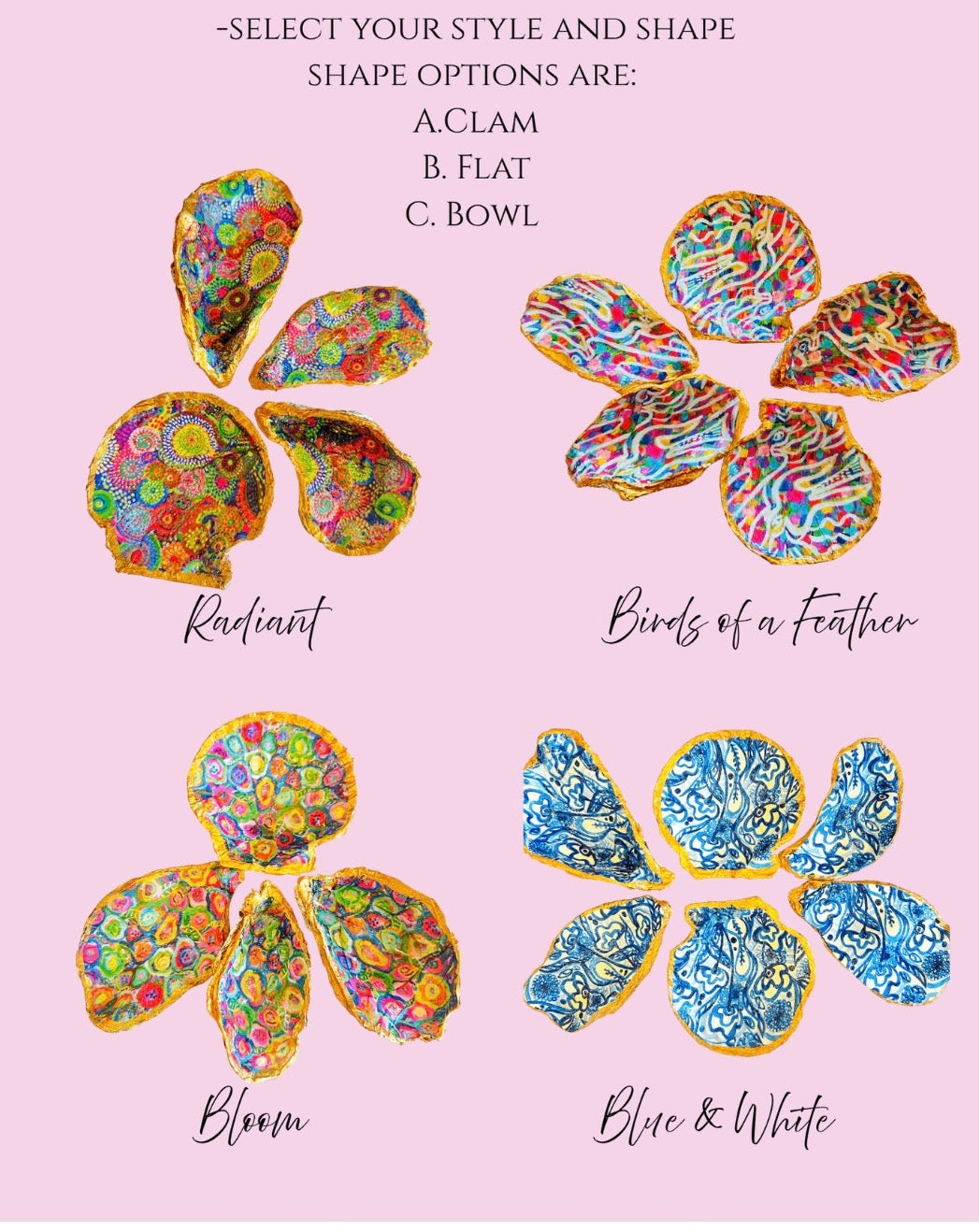 Shell Trinket Dishes