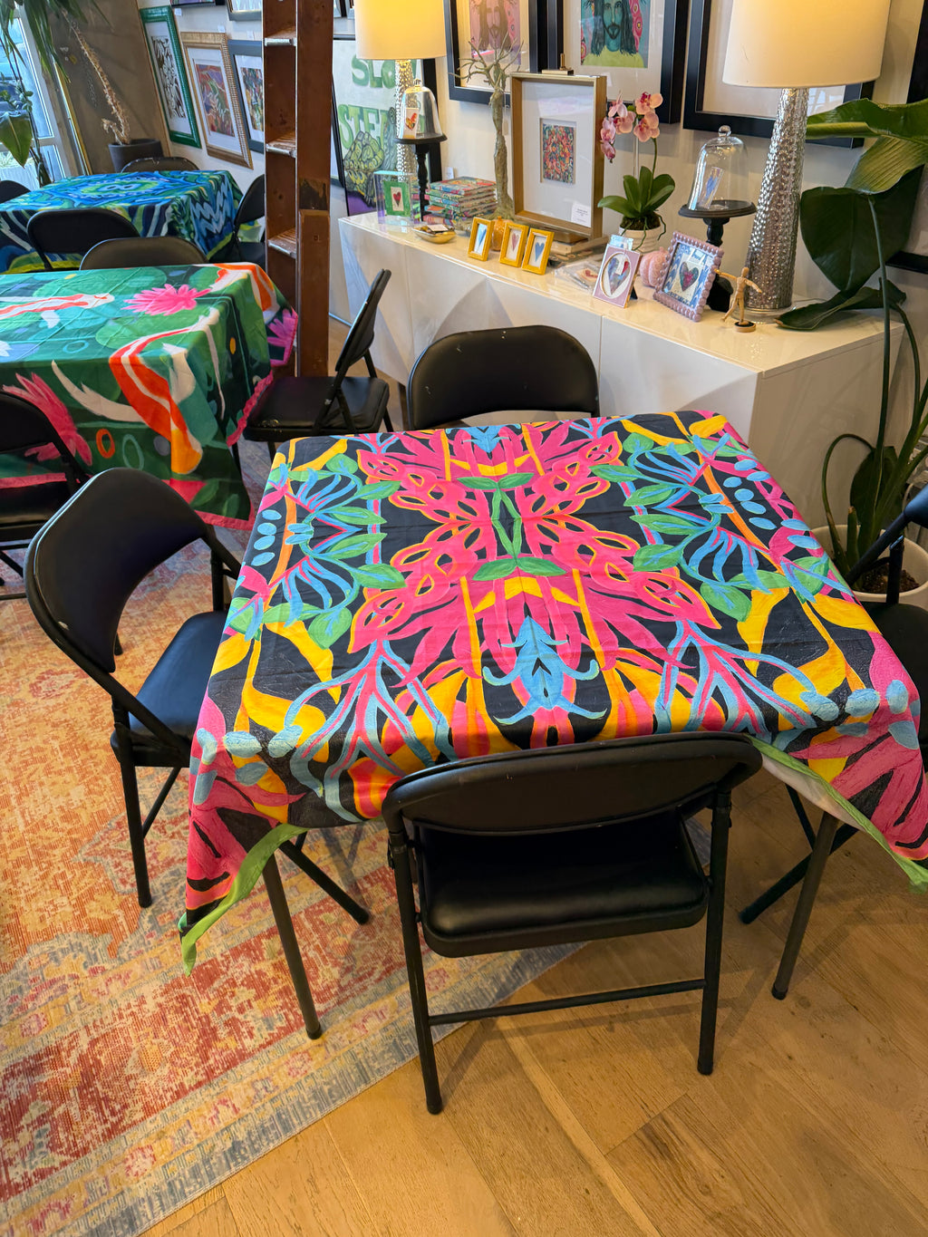 MahJong Table Cloths by Katherine Sanders