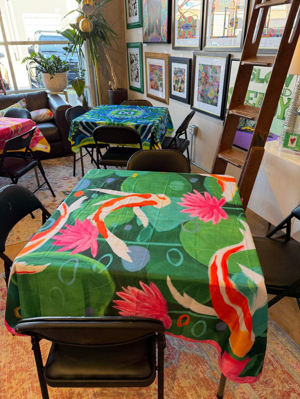 MahJong Table Cloths by Katherine Sanders