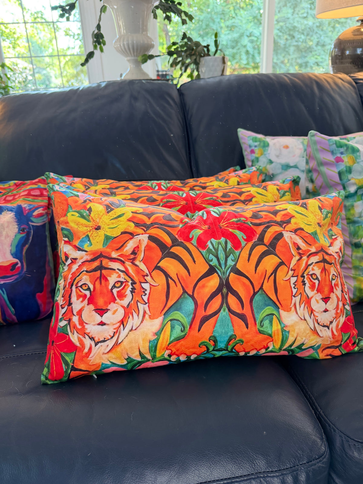 Tiger Lily Pillow