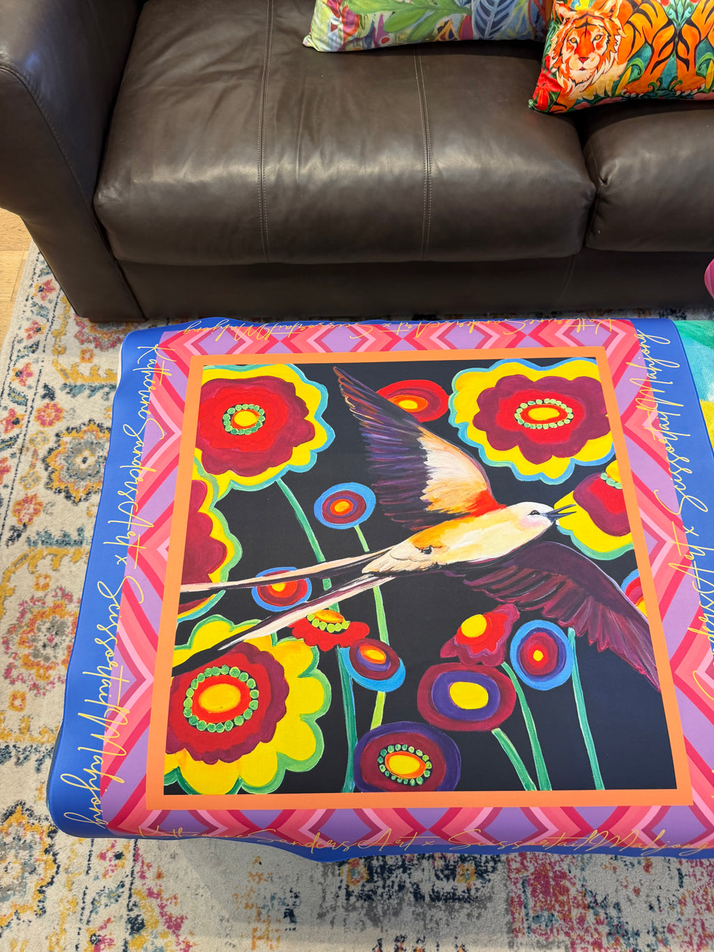 Scissortail Mah Jong  33" Mah Jong Mat in 3 options