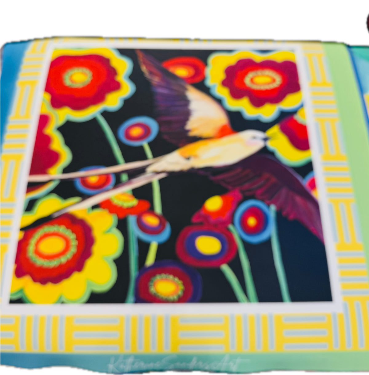 Scissortail Mah Jong  33" Mah Jong Mat in 3 options