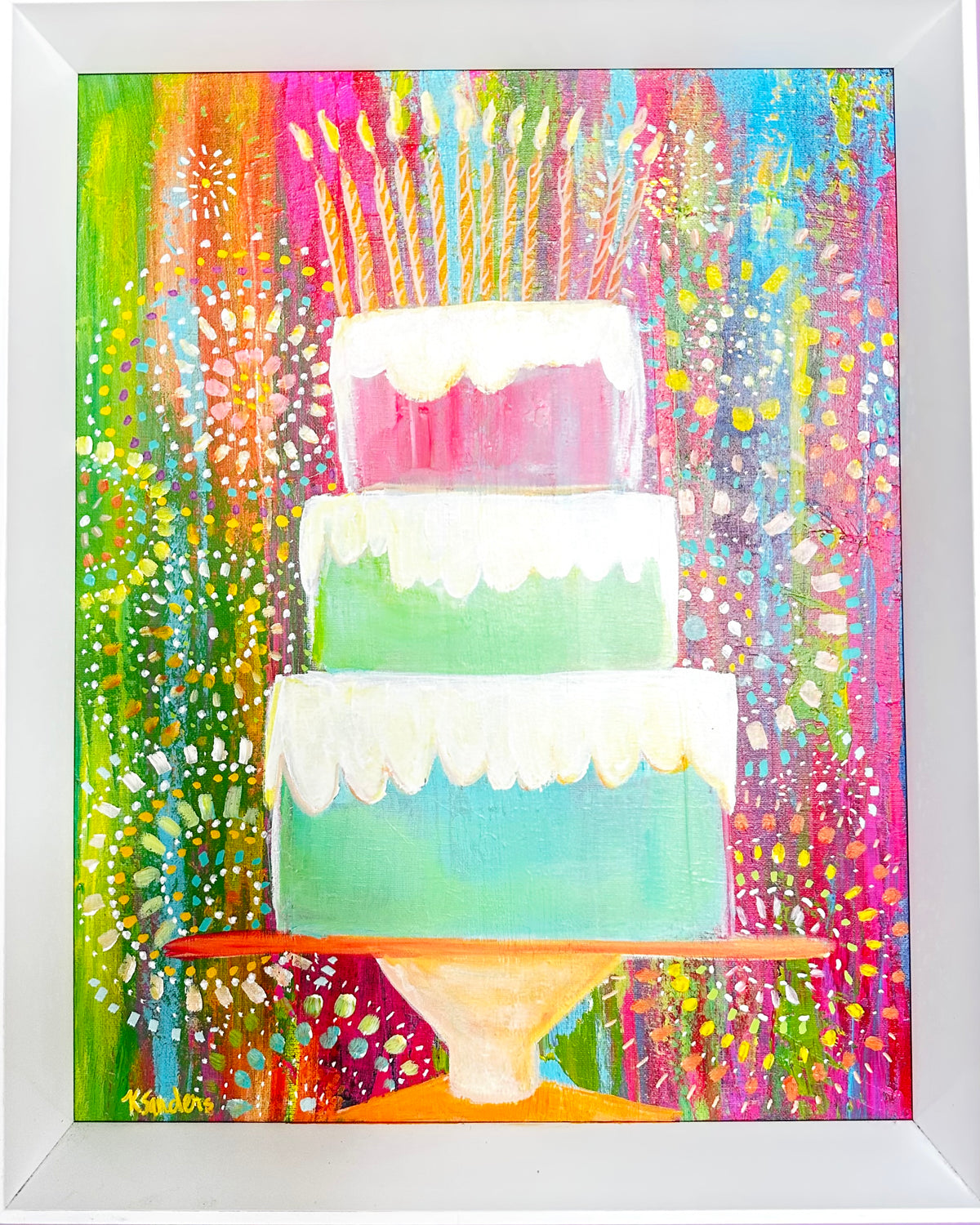 Let's Celebrate – Original Cake Painting & Prints