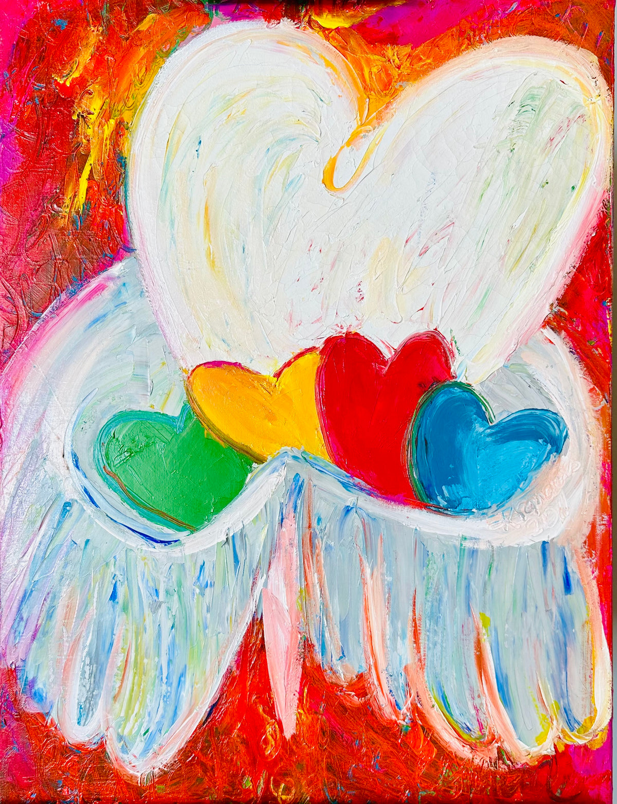 Yashua's Heart Painting
