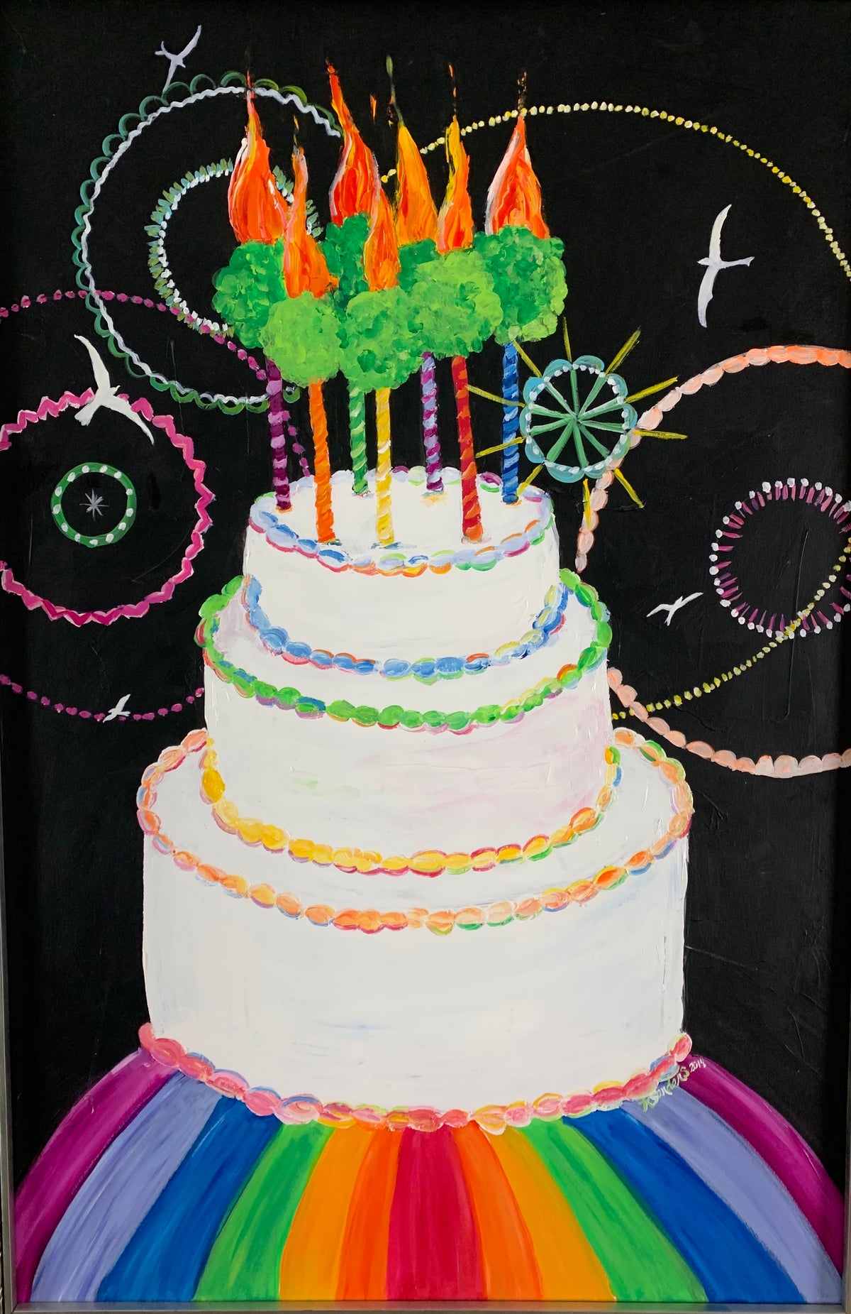 Icing on the Cake Original Painting