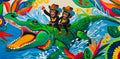 YeHaw Ride Em Cowboys Print