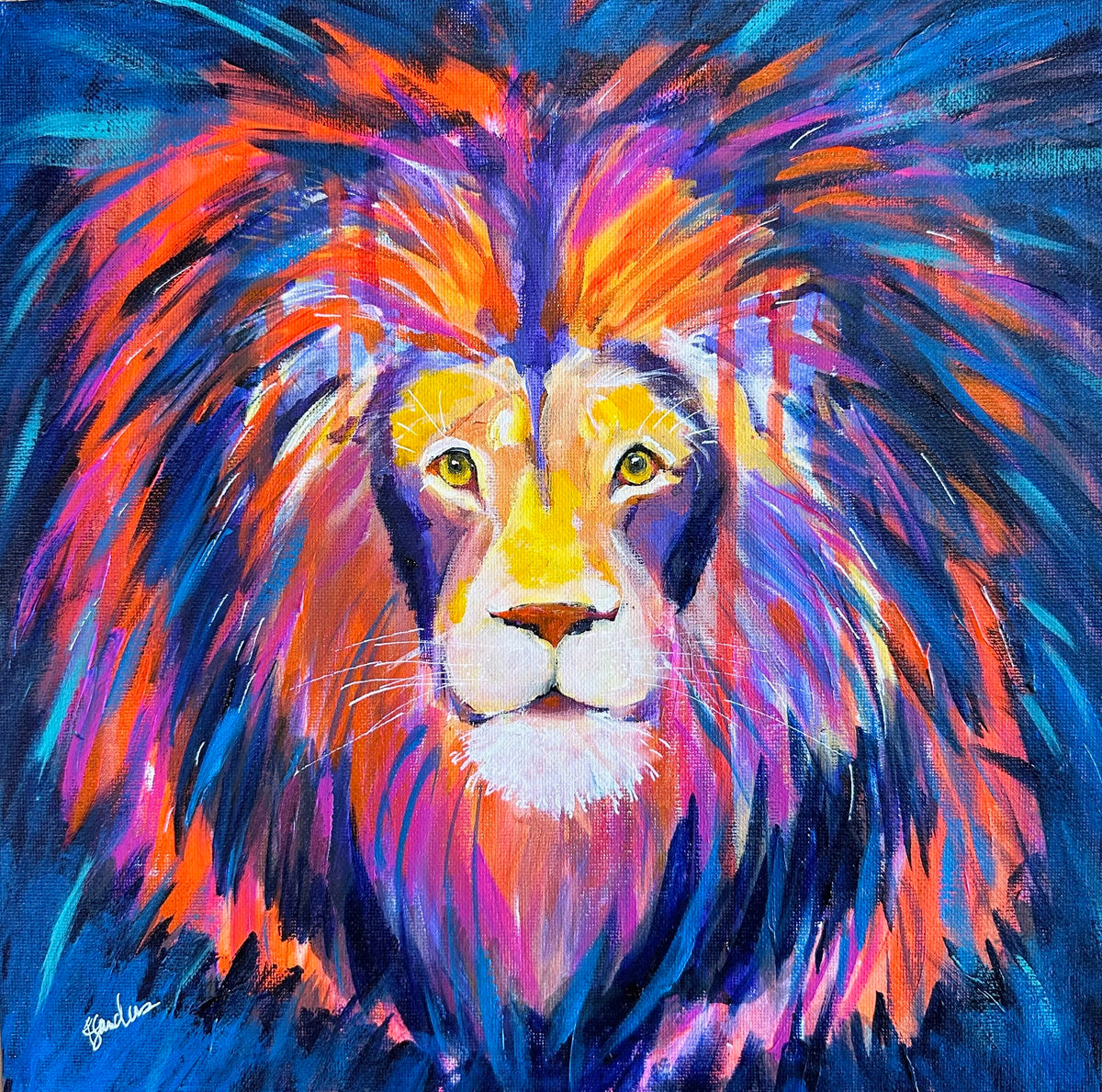 Friend in the Fire Print