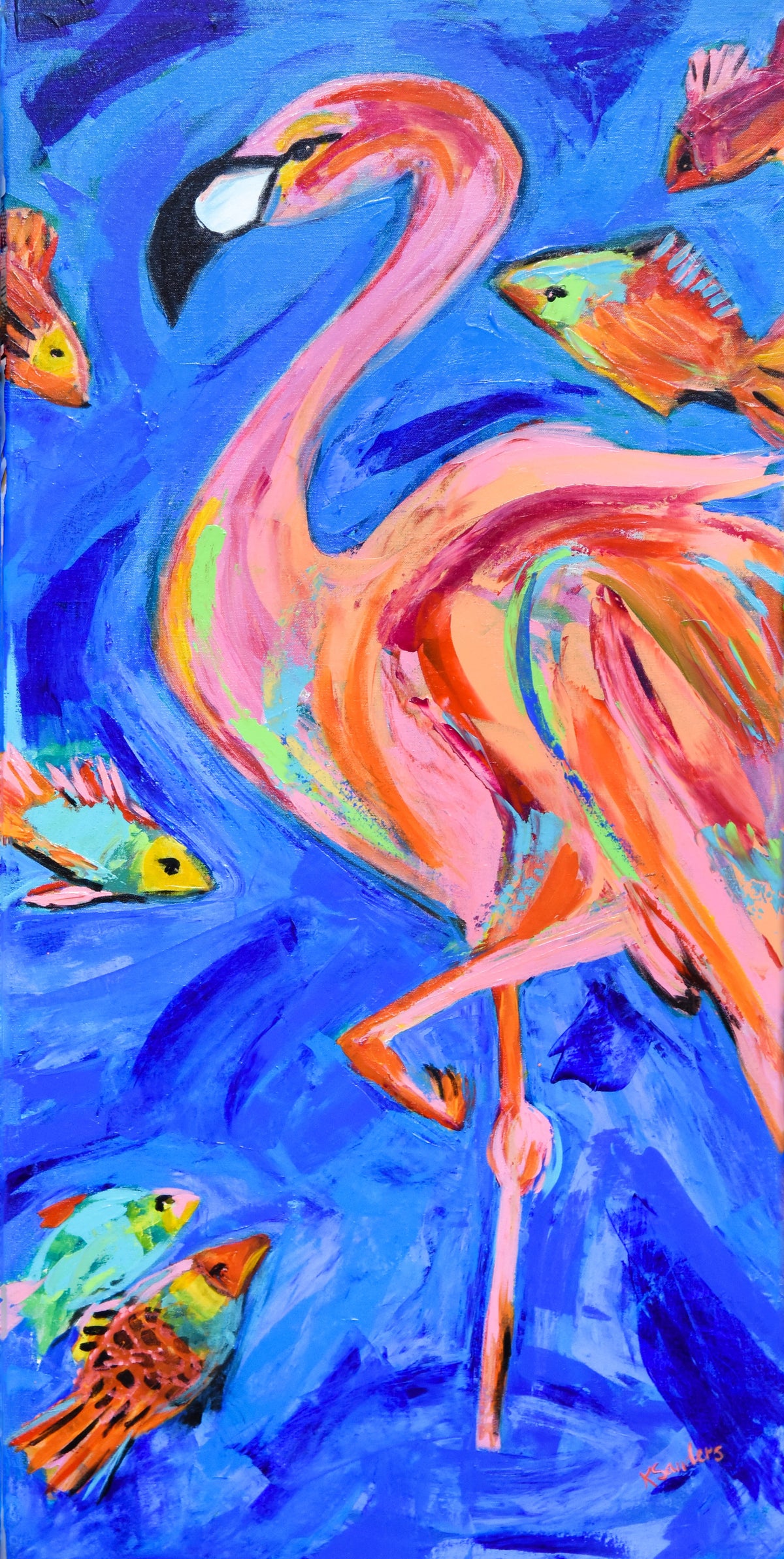 Flamingo Original and Prints
