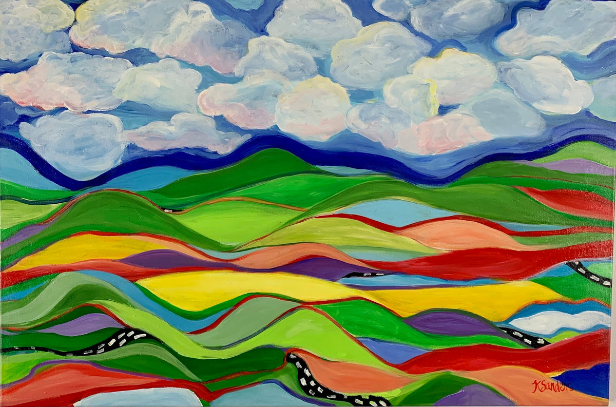 Rivers and Roads Painting