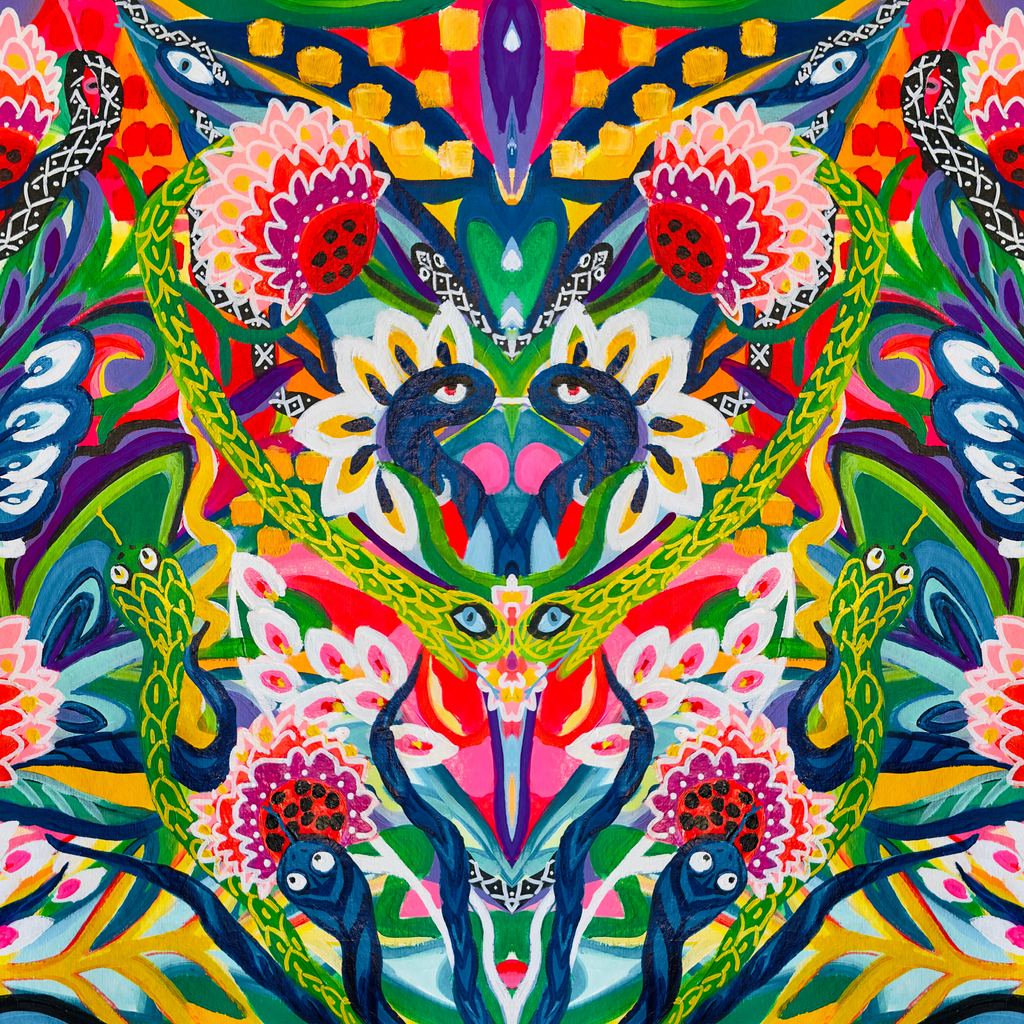 Unexpected Visitors Pillow by Katherine Sanders